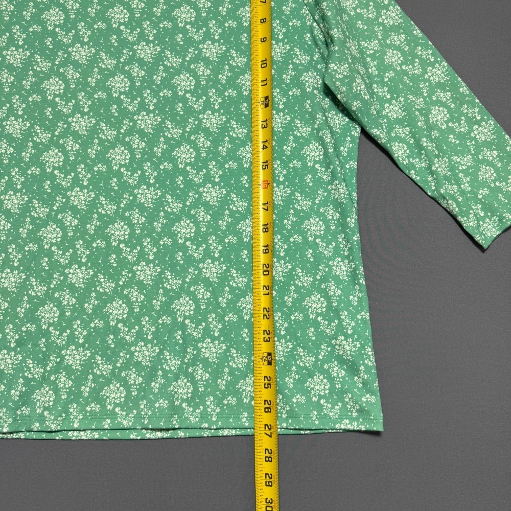 LL Bean Top Womens L Floral Cottagecore Coastal Grandma Prairie Casual Classic - Picture 5 of 8